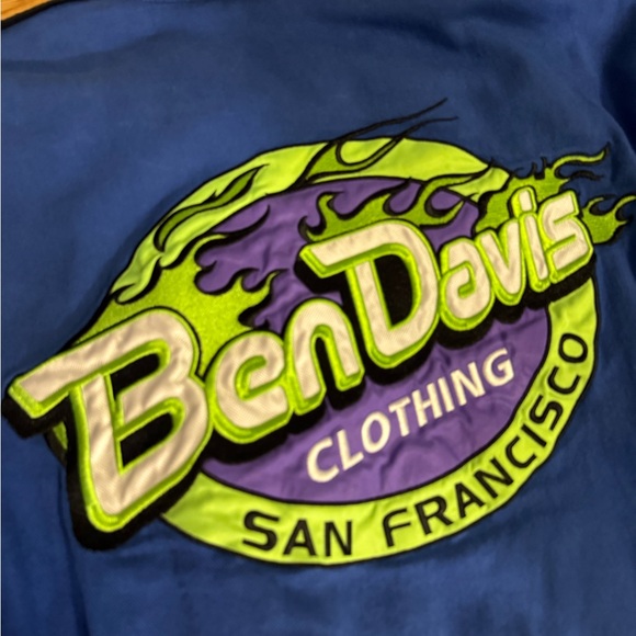 Ben Davis Blue Racing Jacket - Picture 6 of 7